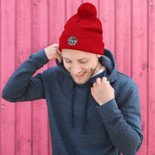 Load image into Gallery viewer, Beanie - Embroidered Pom-Pom