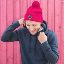 Load image into Gallery viewer, Beanie - Embroidered Pom-Pom