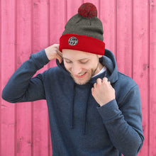 Load image into Gallery viewer, Beanie - Embroidered Pom-Pom
