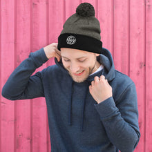 Load image into Gallery viewer, Beanie - Embroidered Pom-Pom