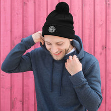 Load image into Gallery viewer, Beanie - Embroidered Pom-Pom